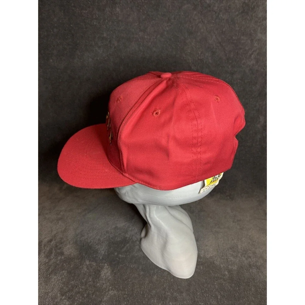 Vintage 90s McDonald's Racing Team Bill Elliot 94 Promo Snapback Hat Red 1995